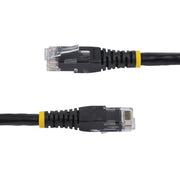 StarTech.com 6ft CAT6 Ethernet Cable - Black CAT 6 Gigabit Ethernet Wire -250MHz 100W PoE RJ45 UTP Molded Network/Patch Cord w/Strain Relief/ Individually Tested