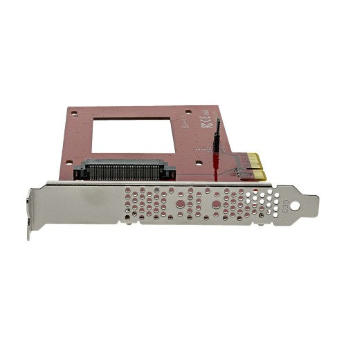 StarTech.com U.2 to PCIe Adapter for 2.5" U.2 NVMe SSD - SFF-8639 - x4 PCI Express 4.0 - TAA