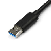 StarTech.com USB 3.0 Ethernet Adapter, USB 3.0 Network Adapter NIC with USB Port, USB to RJ45, USB Passthrough