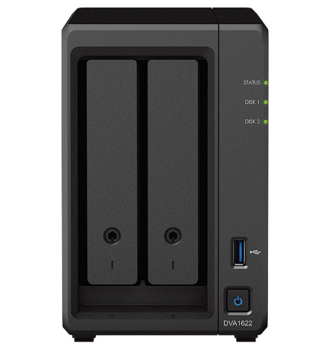 Synology DVA1622 network surveillance server Tower Gigabit Ethernet