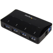 StarTech.com 4-Port USB 3.0 Hub (5Gbps) plus Dedicated Charging Port - 1 x 2.4A Port