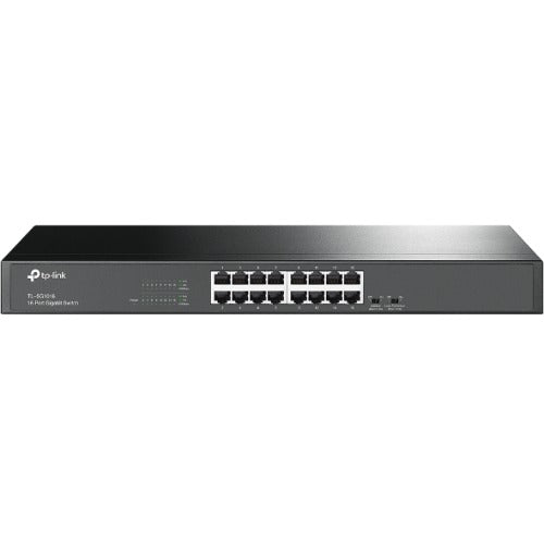 TP-Link TL-SG1016 network switch Unmanaged Gigabit Ethernet (10/100/1000) 1U Black