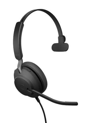Jabra Evolve2 40 SE Headset Wired Head-band Office/Call center USB Type-C / USB Type-A Black