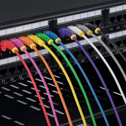 StarTech.com 10m Pink Slim CAT6 Ethernet Cable, Snagless, 100W PoE, UTP, LSZH, 28AWG Pure Bare Copper Wire, Slim RJ45 Network Patch Cord w/Strain Reliefs, Individually Tested