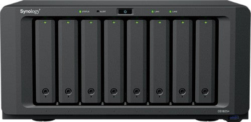 Synology DiskStation DS1825+ NAS/storage server Ryzen Embedded V1500B 8 GB DDR4 0 TB Black