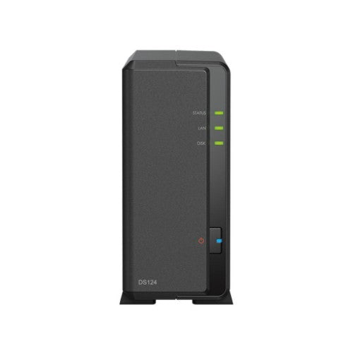 Synology DiskStation DS124 NAS/storage server Desktop Realtek RTD1619B 1 GB DDR4 0 TB DiskStation Manager Black