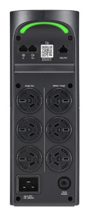 APC Back-UPS Pro for Gaming, 2200VA/1320W, Tower, 230V, 2x UK and 2x IEC C13 outlets, RGB Lights, Pure Sine Wave, Arctic (White)