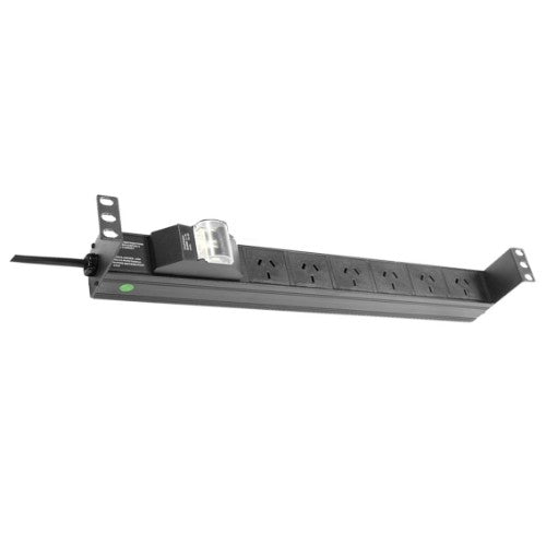 PowerShield RPR-6HMCB power distribution unit (PDU) 6 AC outlet(s) 1U Black