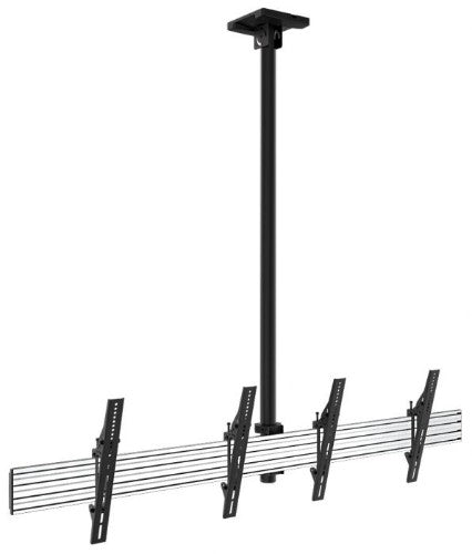 Atdec ADBS-2X1-17TC signage display mount Black, Silver