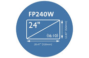 Kensington FP240W9 Privacy Screen for 24” Widescreen Monitors (16:9)