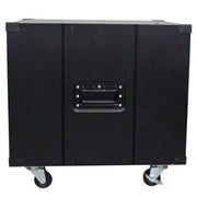 StarTech.com 4-Post 9U Mobile Open Frame Server Rack, Four Post Network Rack with Wheels, 19" Rolling Rack for Home/Office Narrow Floor Spaces, Small Data Rack for Computer/AV/IT Equipment - TAA Compliant