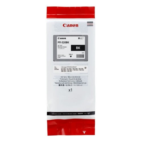 Canon PFI- 320BK BLACK INK FOR TM RANGE - 300ML