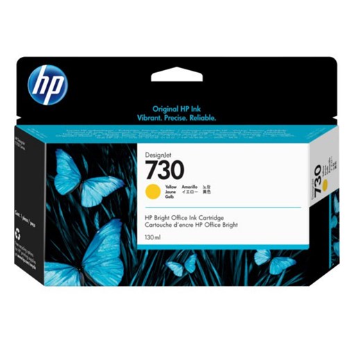 HP 730 130-ml Yellow DesignJet Ink Cartridge