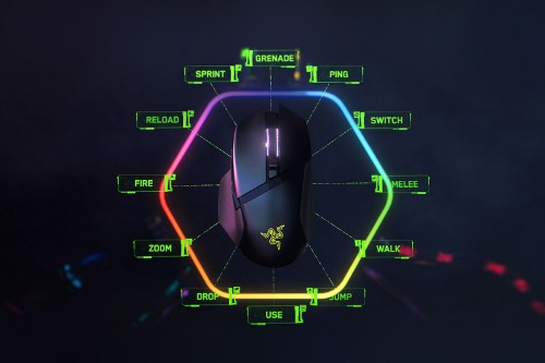 Razer BASILISK V3 PRO mouse Gaming Right-hand RF Wireless + Bluetooth + USB Type-C Optical 30000 DPI