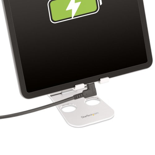 StarTech.com 3ft (1m) USB-C Cable, Right-Angled, USB 10Gbps, 100W (5A) Power Delivery, 8K 60Hz / 4K 144Hz DP Alt Mode, Rugged USB C Cord - Thunderbolt Compatible