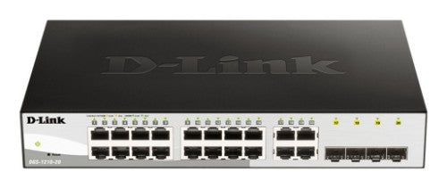 D-Link 20-Port Gigabit Smart Managed Switch including 4 SFP ports