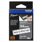Brother TZE-SE5 label-making tape Black on white TZ/TZe