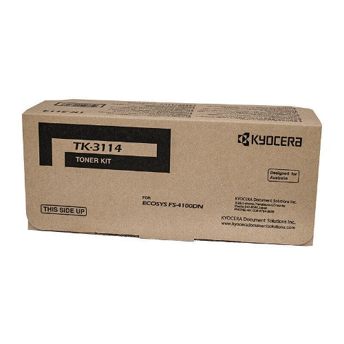 KYOCERA TK-3114 BLACK TONER KIT 15500 PAGE YIELD FOR FS-4100DN