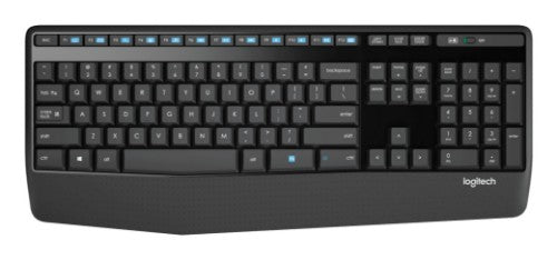 Logitech MK345 Comfort Wireless and Mouse Combo keyboard Mouse included Office RF Wireless QWERTY English Black