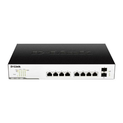 D-LINK 10 Port PoE Switch