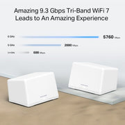 Mercusys BE9300 Whole Home Mesh Wi-Fi 7 System