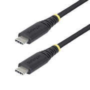 StarTech.com 6ft (2m) USB-C Charging Cable, Durable and Ultra-Flexible, 240W (5A) PD EPR, USB 2.0 Laptop Charger Cable, USB-IF Certified, Rugged USB-C Charging Cord