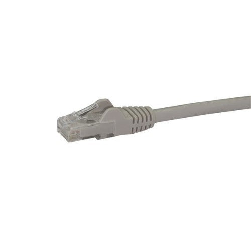 StarTech.com 10m CAT6 Ethernet Cable - Grey CAT 6 Gigabit Ethernet Wire -250MHz 100W PoE RJ45 UTP Network/Patch Cord Snagless w/Strain Relief Individually Tested