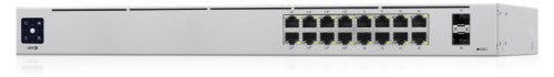 Ubiquiti UniFi USW-16-POE Managed L2/L3 Gigabit Ethernet (10/100/1000) Power over Ethernet (PoE) 1U Silver