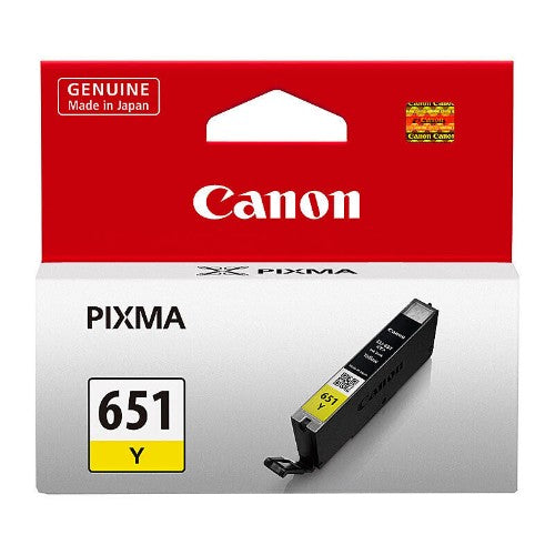 CANON CLI651Y INKJET CARTRIDGE YELLOW
