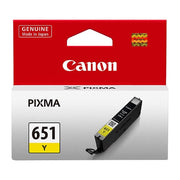 CANON CLI651Y INKJET CARTRIDGE YELLOW