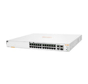 HPE Aruba Networking Aruba Instant On 1960 24G 20p Class4 4p Class6 PoE 2XGT 2SFP+ 370W (x2) Managed L2+ Gigabit Ethernet (10/100/1000) Power over Ethernet (PoE) 1U White