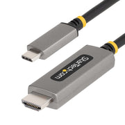 StarTech.com 6.6ft (2m) USB-C to HDMI Adapter Cable, 8K 60Hz, 4K 144Hz, HDR10, USB Type-C to HDMI 2.1 Video Converter Cable, USB-C DP Alt Mode/USB4/Thunderbolt Compatible - USB-C Laptop to HDMI