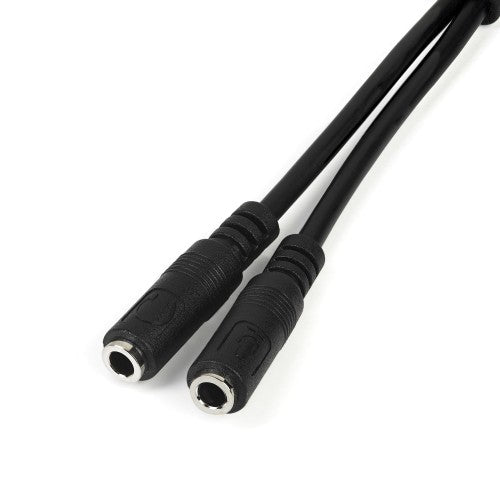 StarTech.com Headset adapter for headsets with separate headphone / microphone plugs - 3.5mm 4 position to 3 position and 2 position 3.5mm M/F