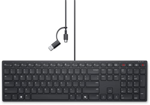 DELL KB525C keyboard Office USB US English Black