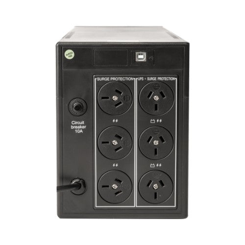 PowerShield Defender 1200VA uninterruptible power supply (UPS) Line-Interactive 1.2 kVA 720 W 6 AC outlet(s)