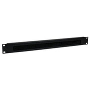 StarTech.com 1U High-density Brush Strip Cable Management Panel, Sturdy Steel Horizontal Data Centre Cable Organizer
