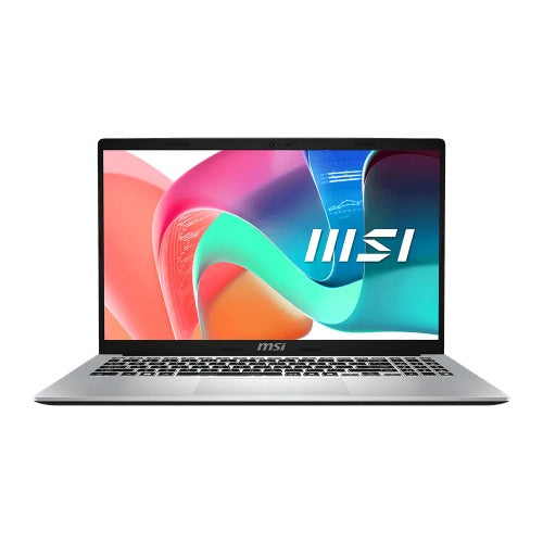 MSI Modern 15 F1MG-1237AU Intel Core 7 150U Laptop 39.6 cm (15.6") Full HD 16 GB DDR4-SDRAM 512 GB SSD Wi-Fi 6E (802.11ax) Windows 11 Home Grey