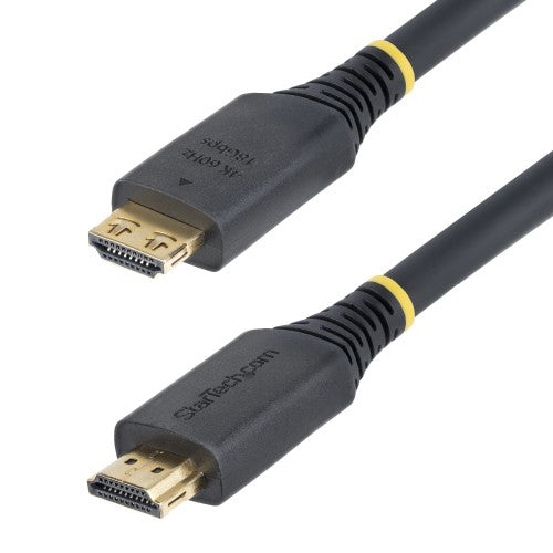 StarTech.com 20ft (6.1m) High Speed HDMI Cable with Gripping Connectors, 4K 60Hz/1440p 144Hz, HDR10/HDCP 2.2/ARC, 18Gbps, UHD HDMI Cord for TV/Monitor/Display, TPE Jacket