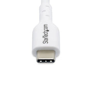StarTech.com 3ft (1m) USB-C Charging Cable, Charge & Sync, 60W (3A) PD, USB 2.0 Laptop Charger Cable - White USB C Charging Cord