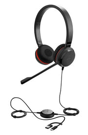 Jabra Evolve 30 II Headset Wired Head-band Office/Call center USB Type-C / USB Type-A Black