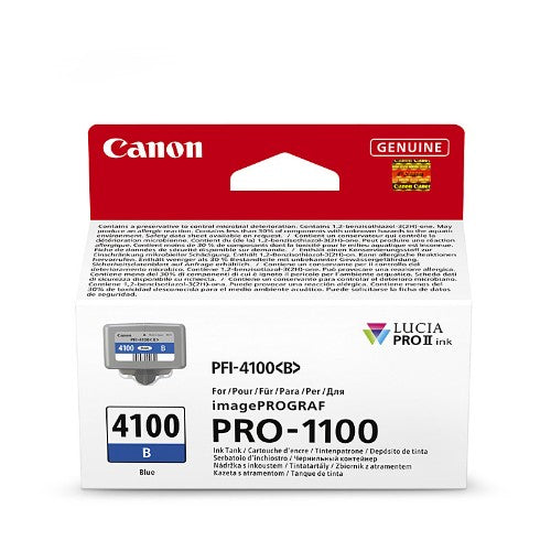 Canon PFI-4100B BLUE INK TANK FOR PRO-1100 80ML