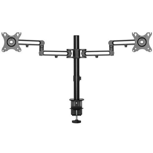 StarTech.com Desk Mount Dual Monitor Arm - Desk Clamp VESA Compatible Monitor Mount for up to 32" (17.6lb/8kg) Displays - Ergonomic Articulating Monitor Arm - Height Adjustable/Tilt/Swivel/Rotating