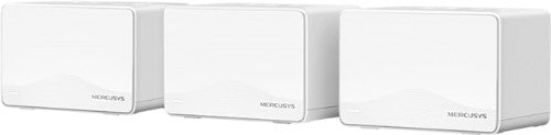 TP-LINK Mercusys Halo H25BE(3-pack) BE3600 Whole Home Mesh Wi-Fi 7 System, 650m²,  688 Mbps at 2.4 GHz, 2880 Mbps at 5 GHz, MLO, 4096-QAM, OFDMA, EHT160 on 5