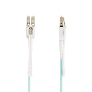 StarTech.com 5m (16.4ft) LC to LC (UPC) OM4 Multimode Fiber Optic Cable w/Push Pull Tabs, 50/125µm, 100G, Bend Insensitive, Low Insertion Loss - LSZH Fiber Jumper Cord