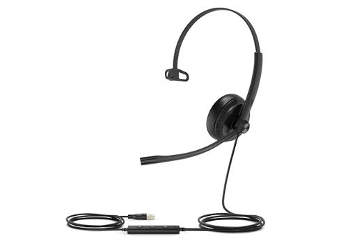 Yealink UH34 SE Mono Headset Wired Head-band Office/Call center Black