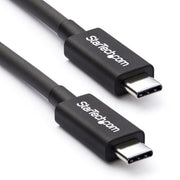 StarTech.com 50cm (1.6ft) Thunderbolt 3 Cable, 40Gbps, 100W PD, 4K/5K, Thunderbolt Certified, Compatible with Thunderbolt 4/USB 3.2/DisplayPort