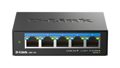 D-Link 5-Port 2.5G Multi-Gigabit Desktop Switch