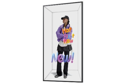 Samsung SM85HX-P Digital signage flat panel 2.16 m (85") Wi-Fi 500 cd/m² 4K Ultra HD Black Built-in processor Tizen 7.0 24/7