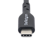 StarTech.com 13ft (4m) USB-C Charging Cable, Charge & Sync, 60W (3A) PD, USB 2.0 Laptop Charger Cable, TPE Jacket - Black USB C Charging Cord