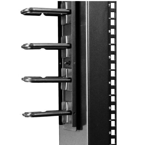 StarTech.com Vertical Cable Organizer with D-Ring Hooks - 20U - 2.8ft.